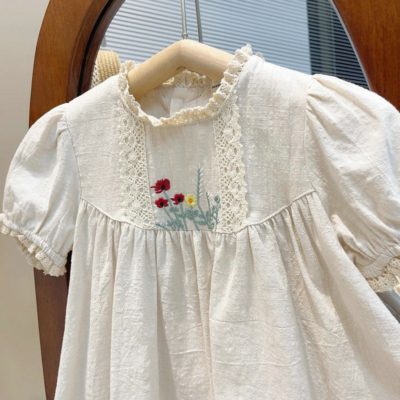 Wildflower Meadow Dress – Vintage Cream