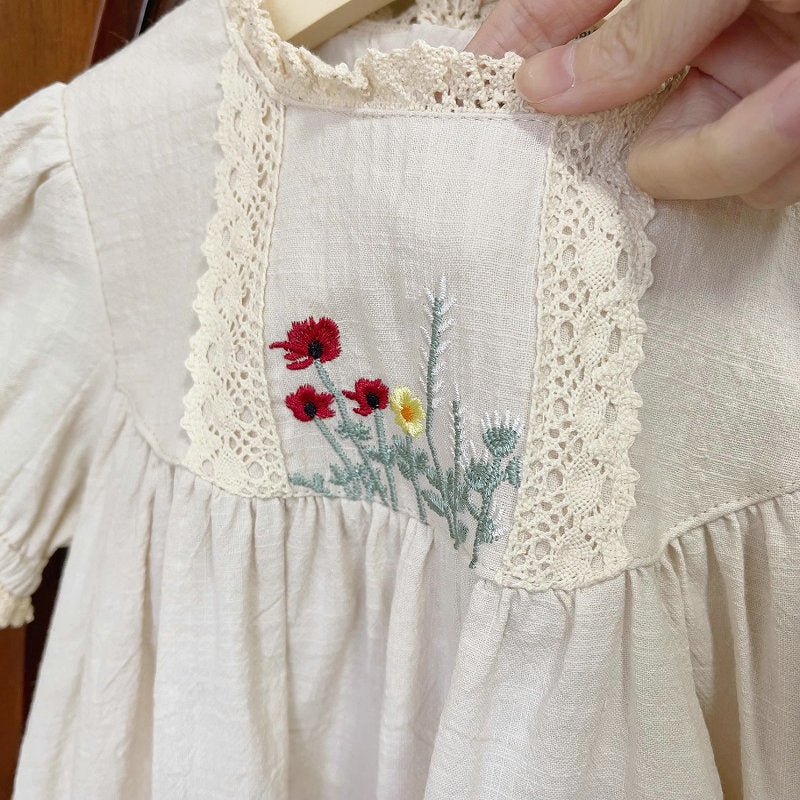 Wildflower Meadow Dress – Vintage Cream