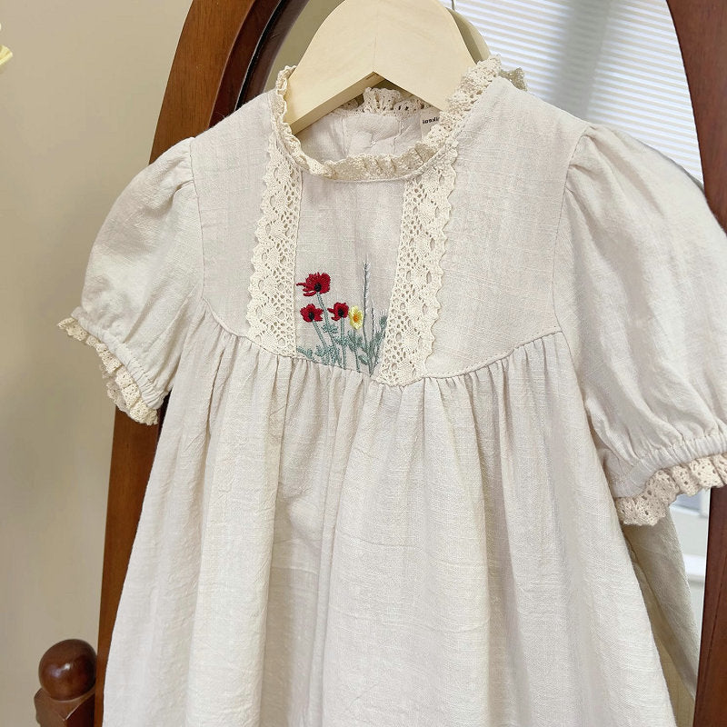 Wildflower Meadow Dress – Vintage Cream