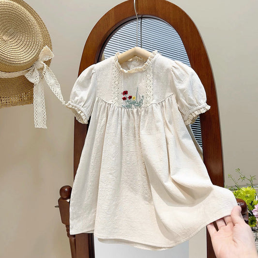 Wildflower Meadow Dress – Vintage Cream