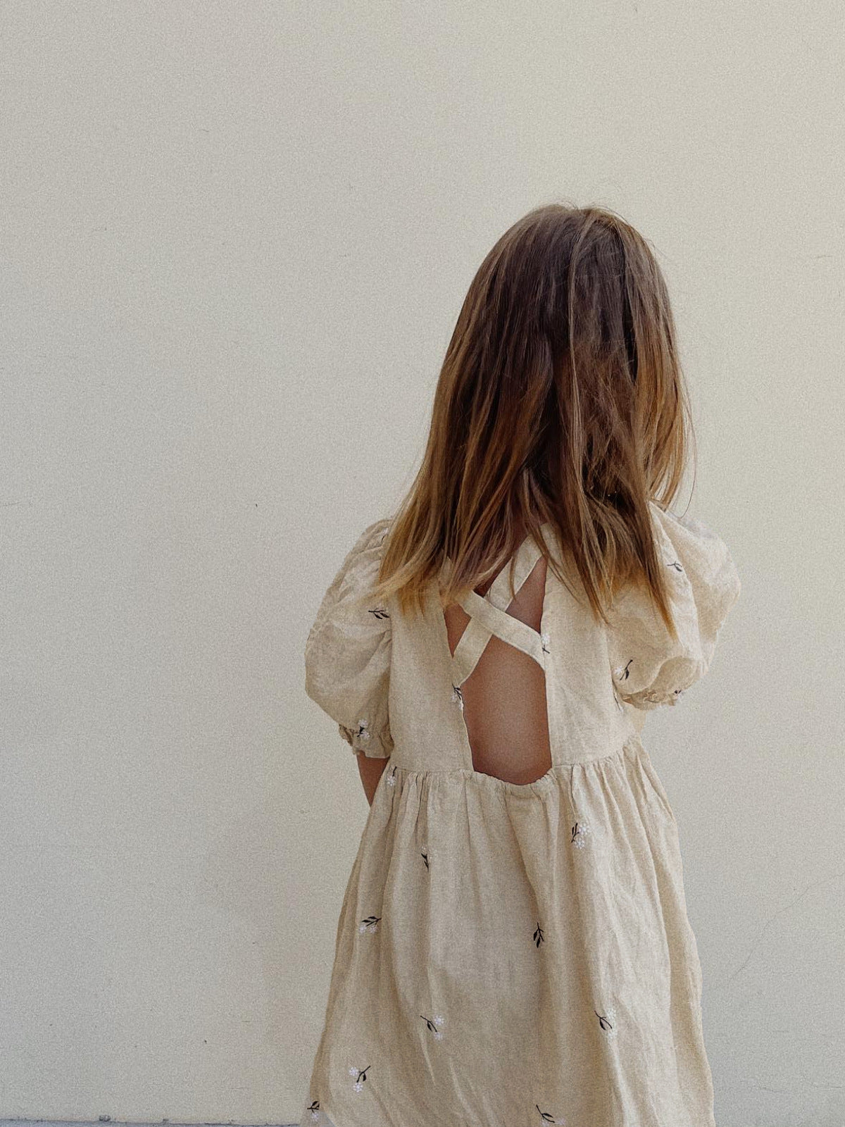 Meadow Bloom Linen Dress