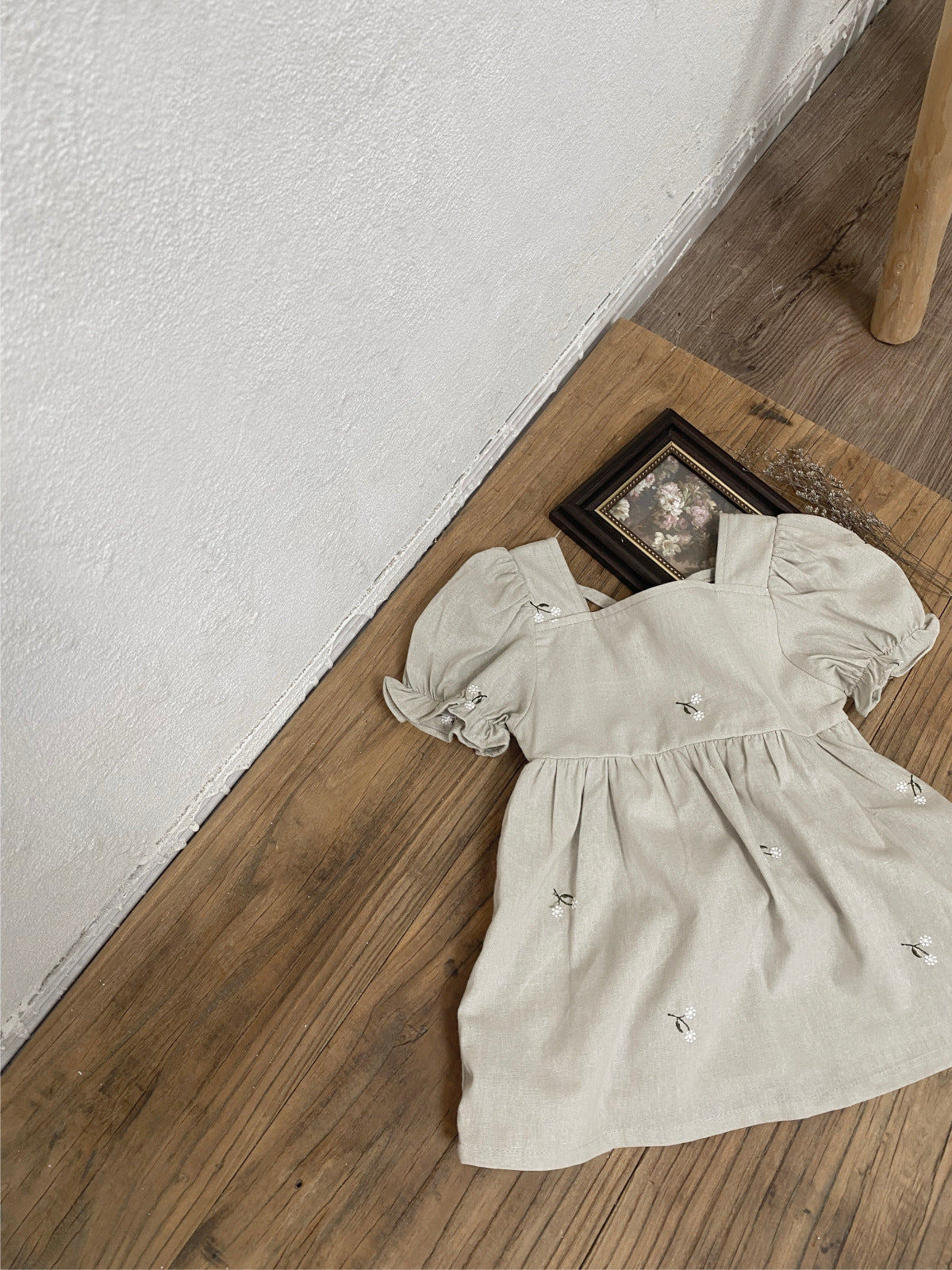 Meadow Bloom Linen Dress