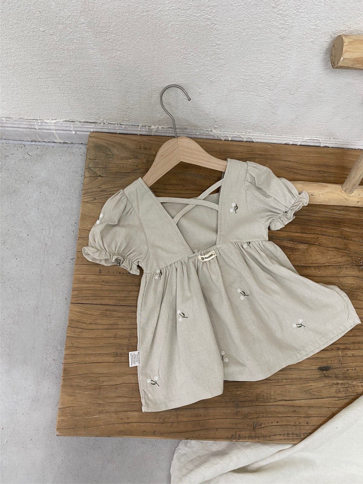 Meadow Bloom Linen Dress