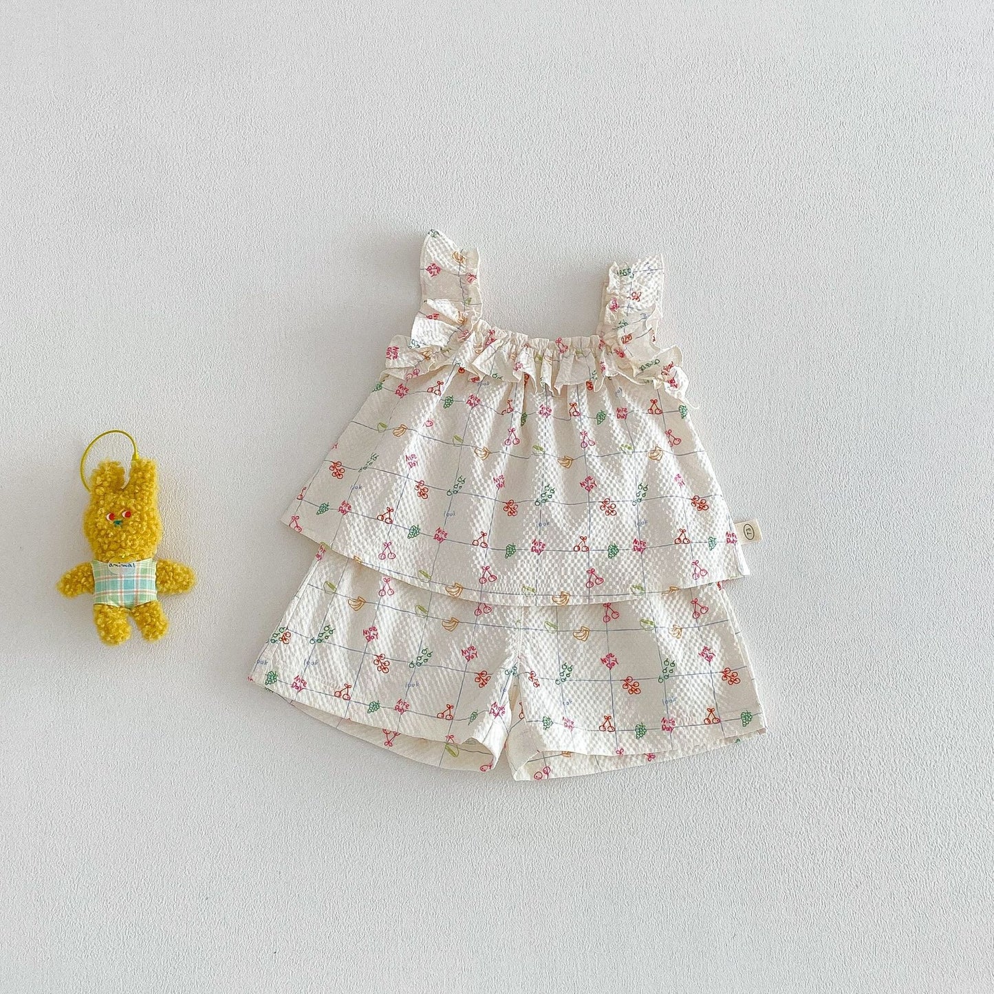 Sweet Orchard Ruffle Tank & Shorts Set
