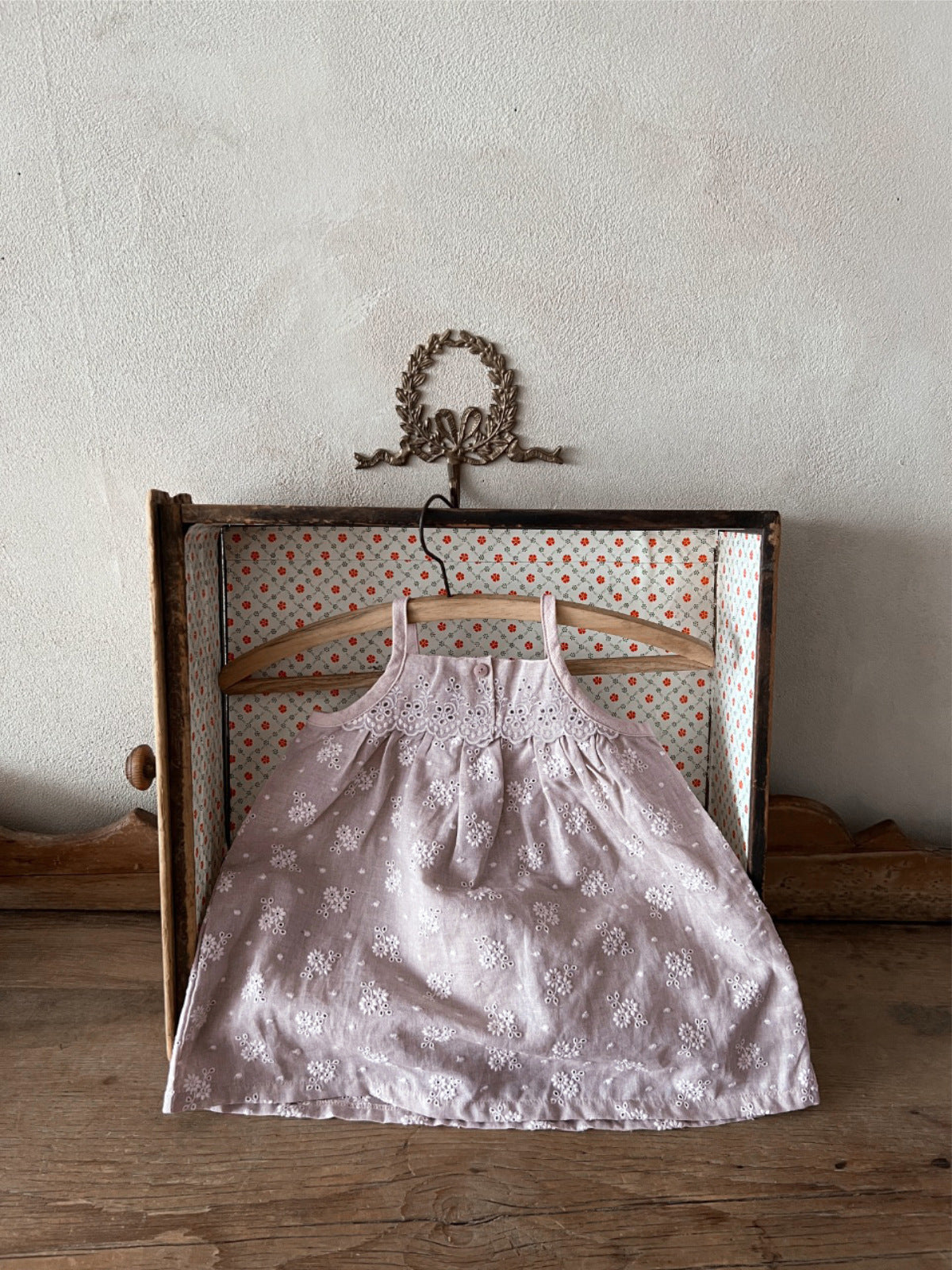 Blush Eyelet Lace Summer Dress