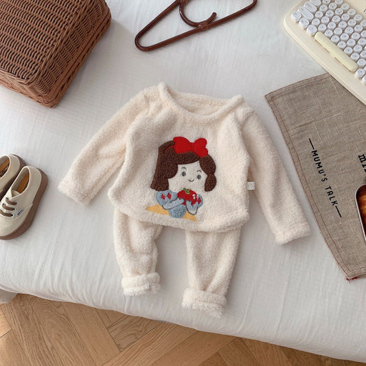 Snow White Fleece Set