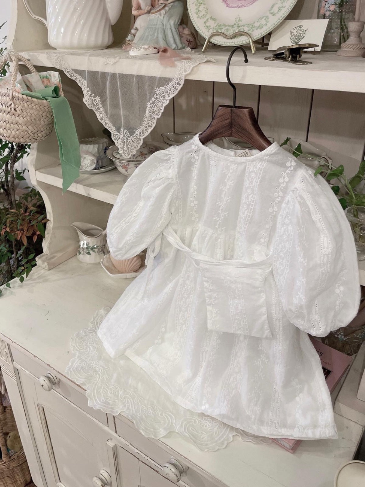 Heirloom Lace Bow Dress