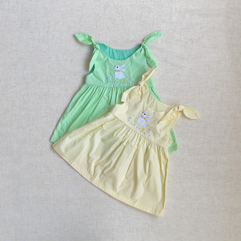 Sunny Bunny Tie-Shoulder Dress
