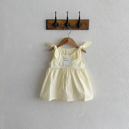 Sunny Bunny Tie-Shoulder Dress