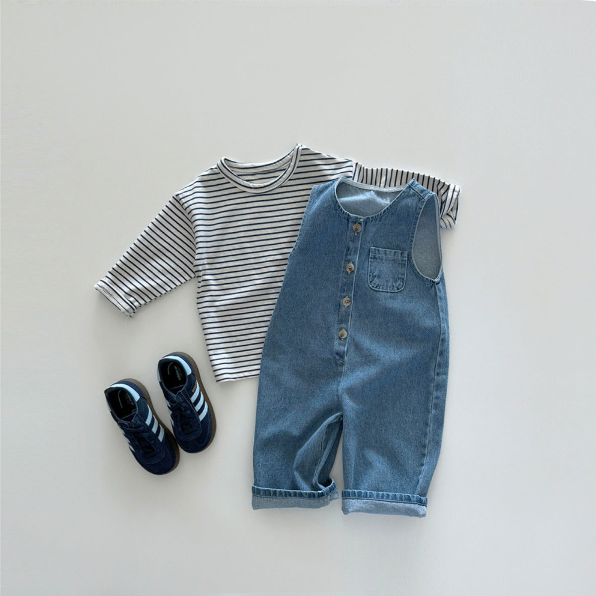 Classic Denim Overall Jumpsuit