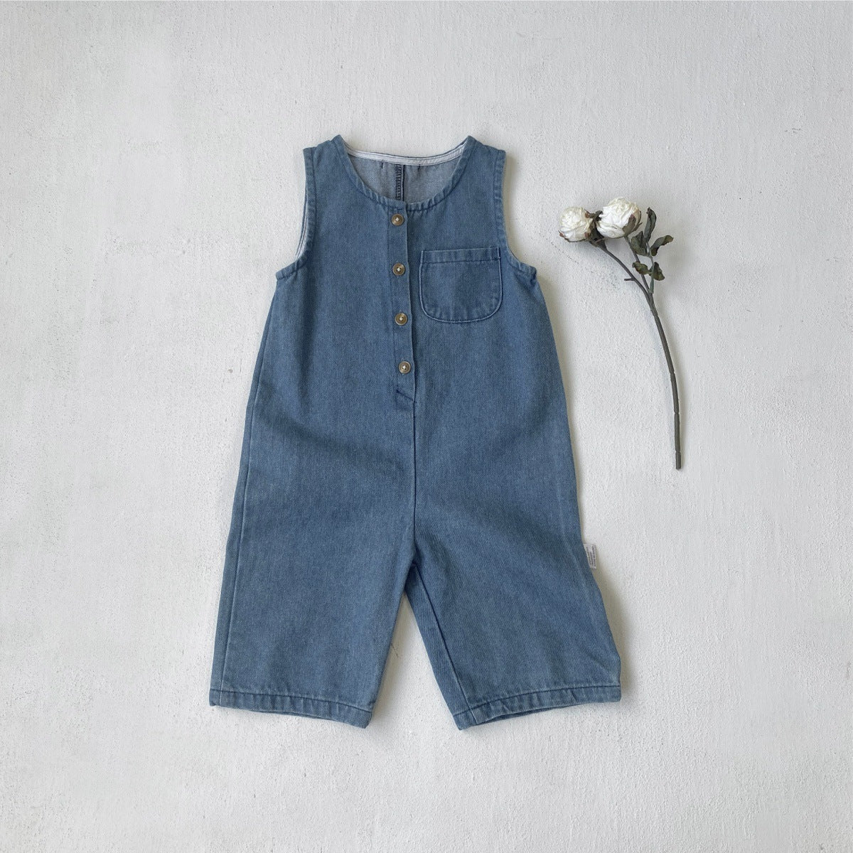 Classic Denim Overall Jumpsuit