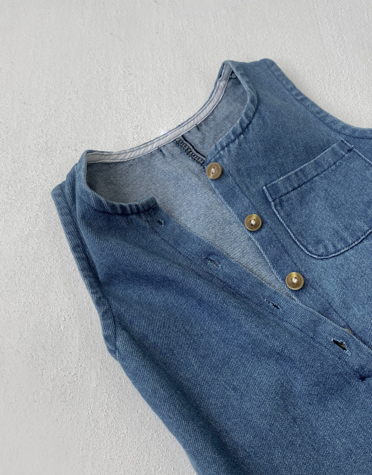 Classic Denim Overall Jumpsuit