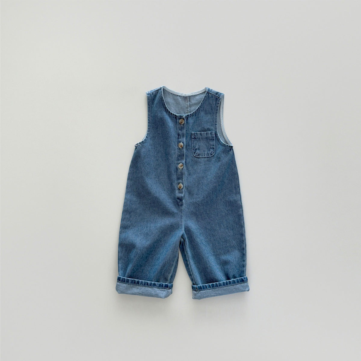 Classic Denim Overall Jumpsuit