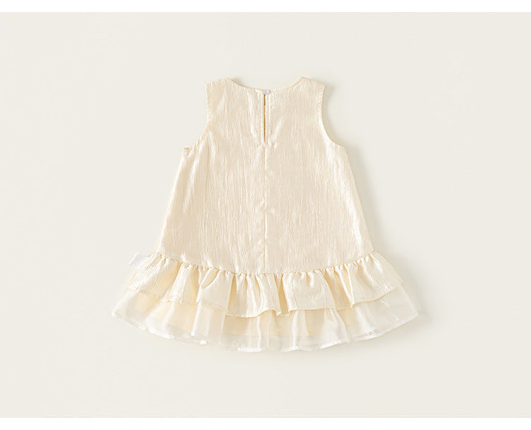 Sweet Bow Ruffle Dress