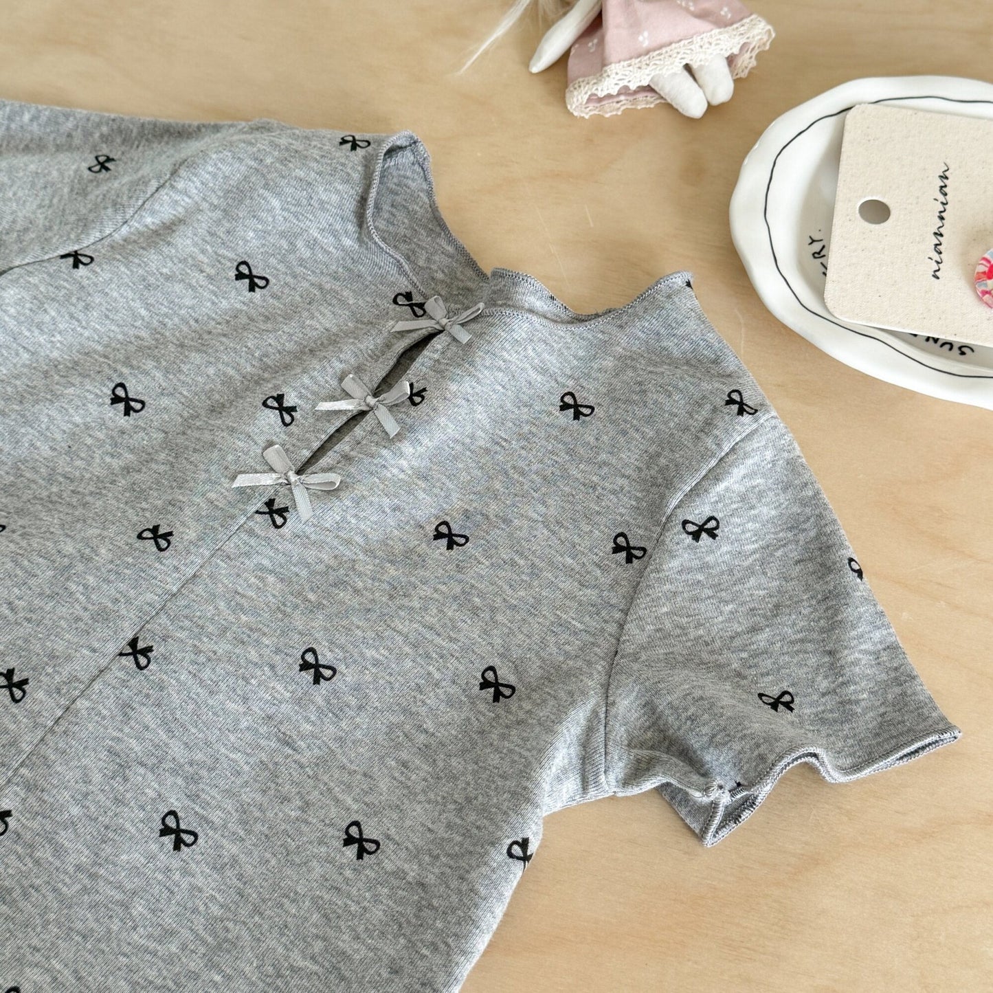 Bow Bliss Flutter Tee