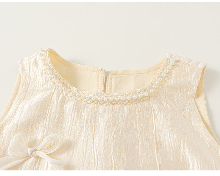 Sweet Bow Ruffle Dress