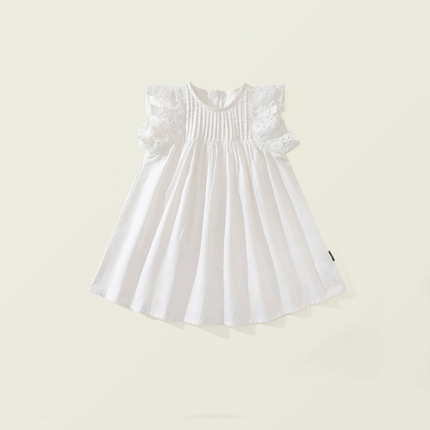 Romantic White Cotton Dress