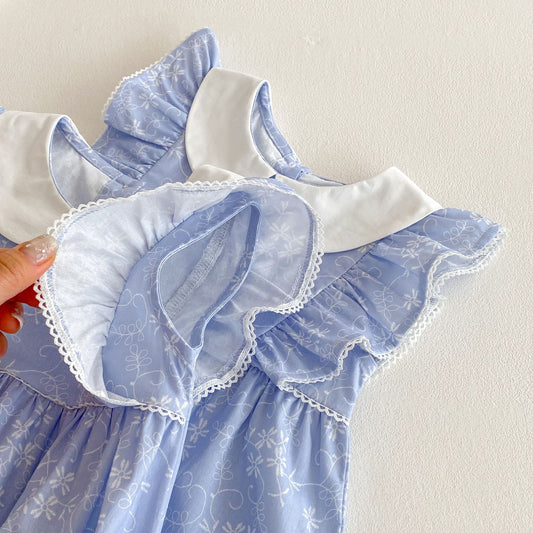 Bluebell Ruffle Collar Dress