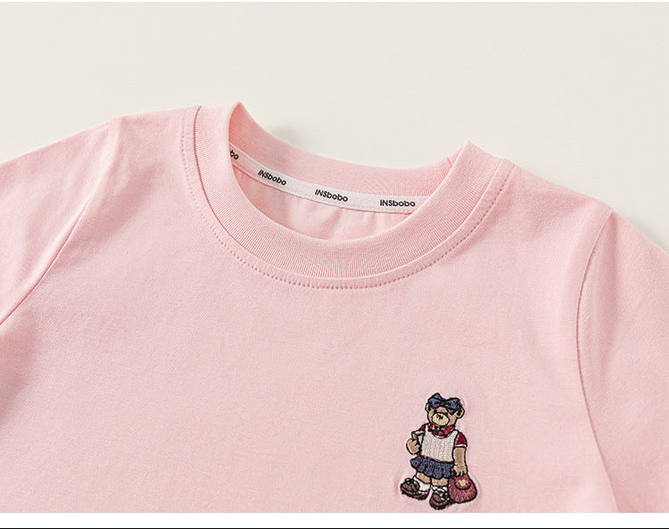 Pink Teddy Everyday Tee