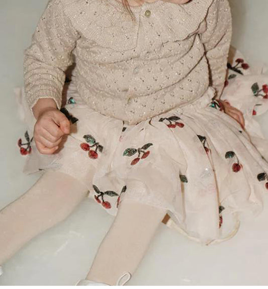 Cherry Tulle Skirt