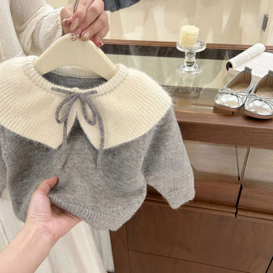 Ruffle Collar Sweater