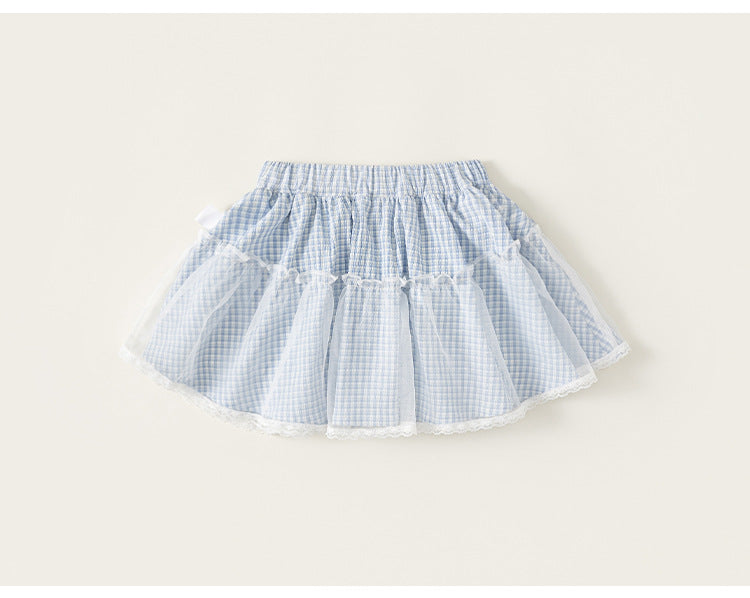 Bluebell Gingham Skort