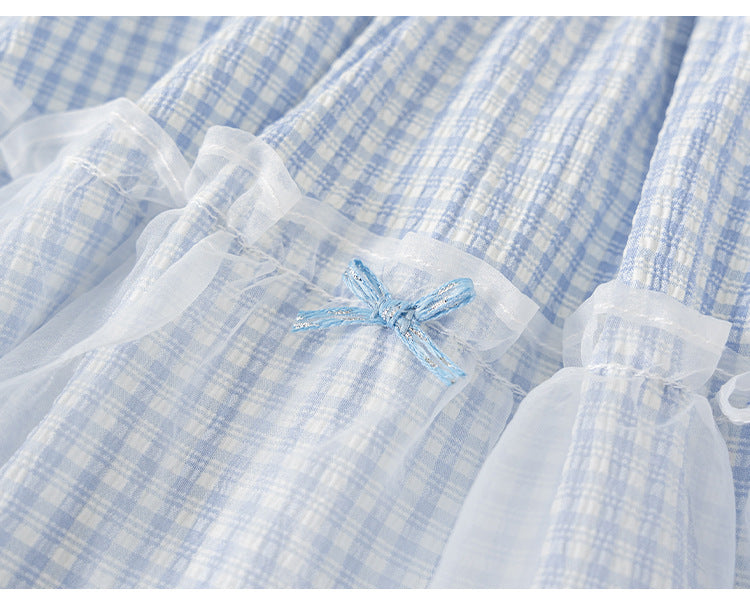 Bluebell Gingham Skort