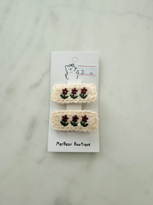Petite Blossom Hair Clip Collection