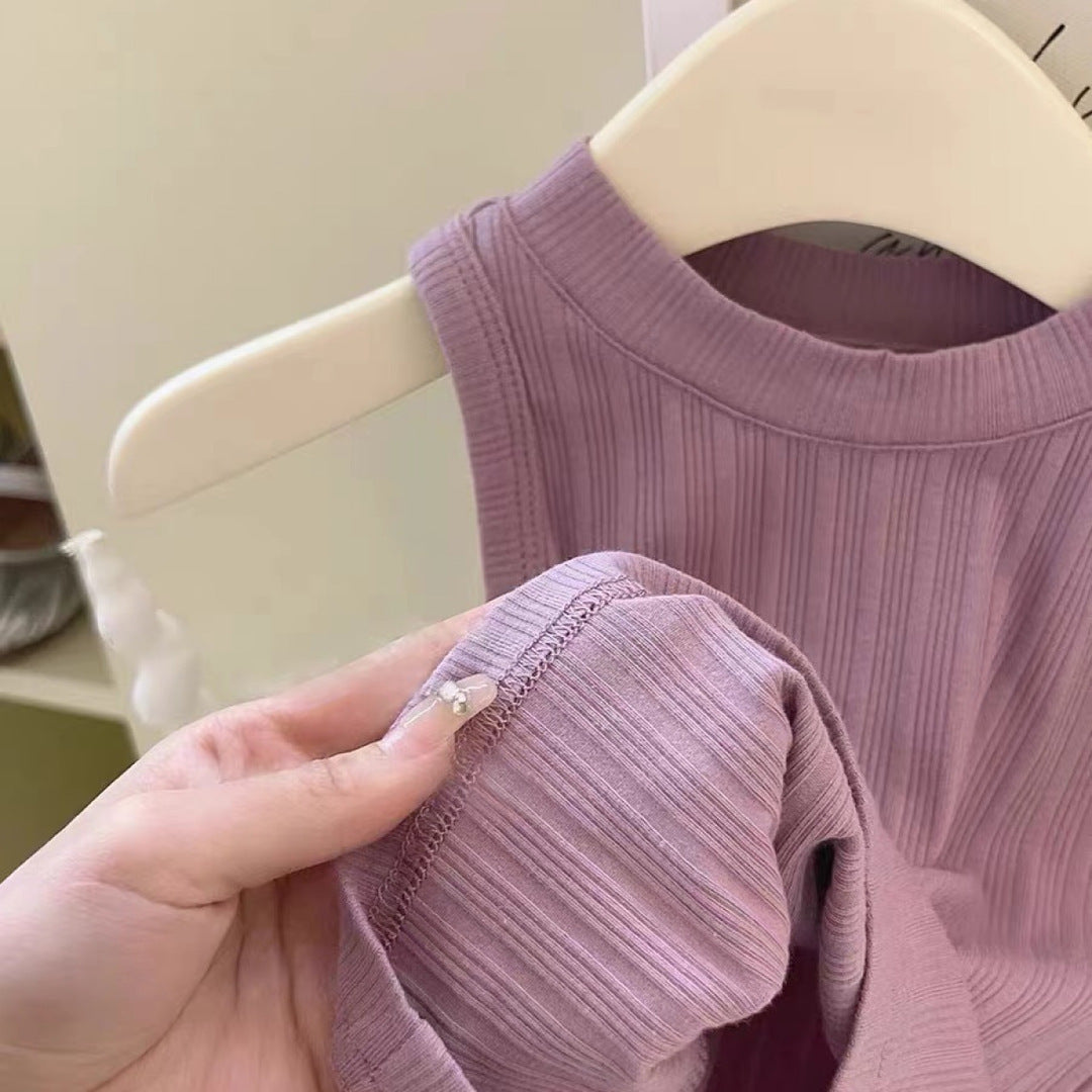 Lavender Set - Ruffle Tutu Dress – Bow Edition