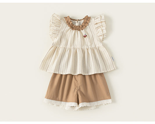 Sweet Berry Flutter Short Set