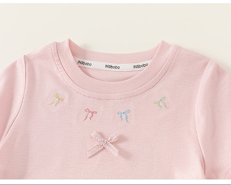 Pastel Bow Charm Tee