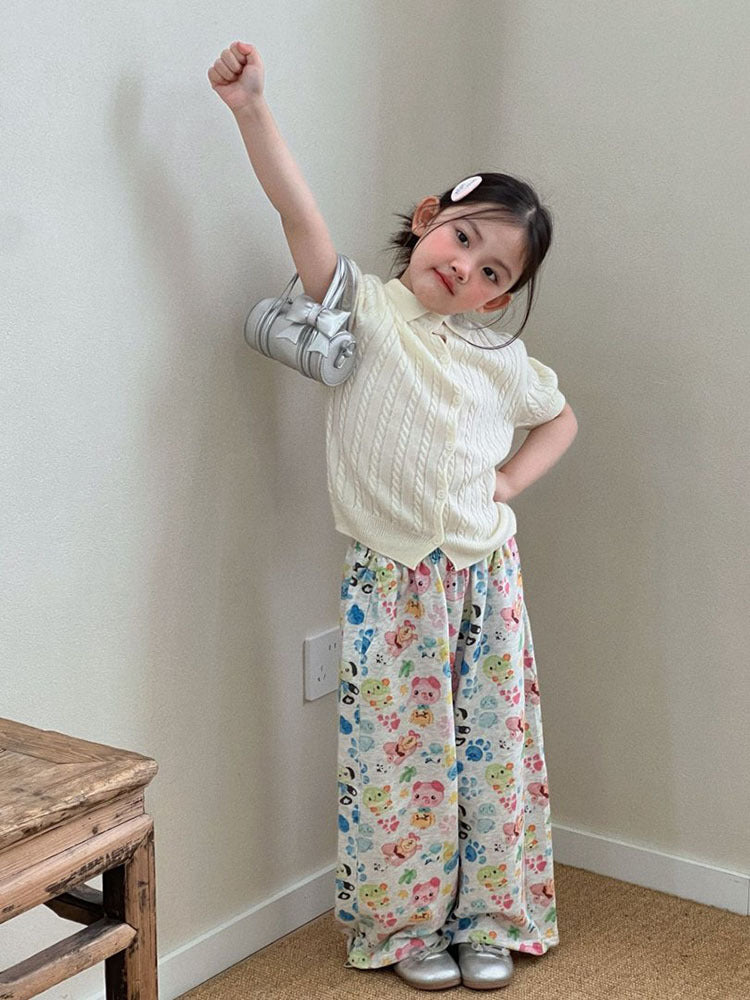 Playful Print Wide Leg Pants – Soft Everyday Bottoms