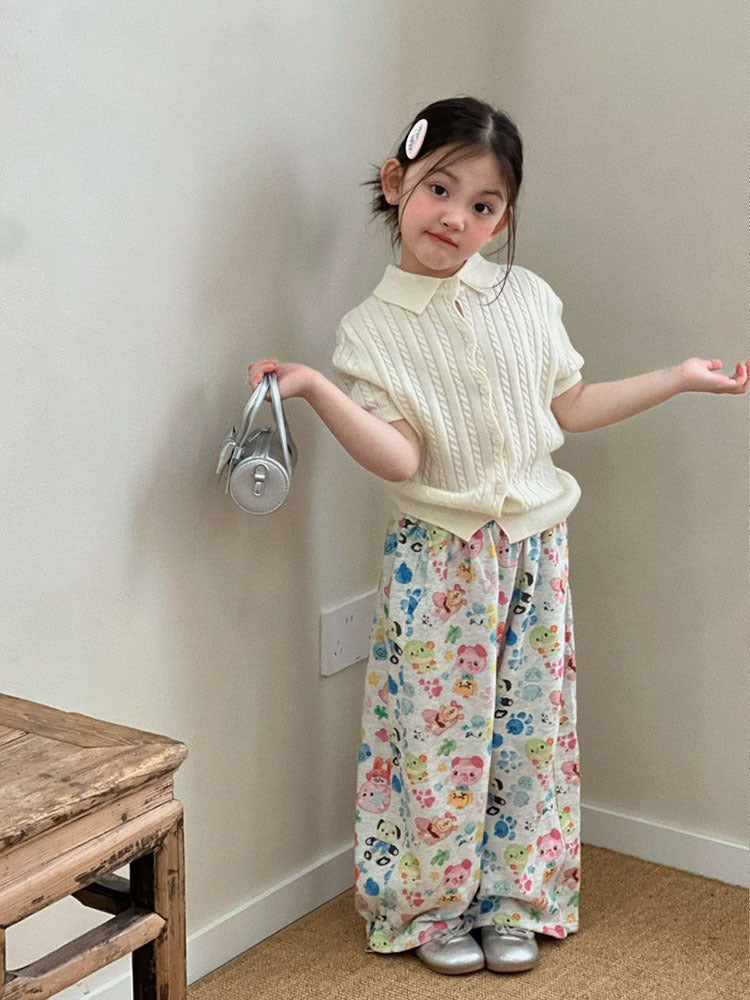 Playful Print Wide Leg Pants – Soft Everyday Bottoms