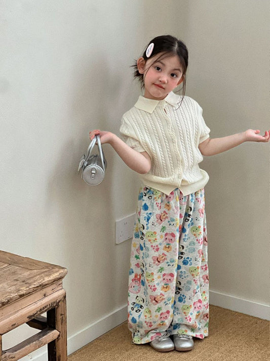 Playful Print Wide Leg Pants – Soft Everyday Bottoms