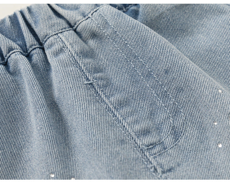 Sparkle Denim Shorts