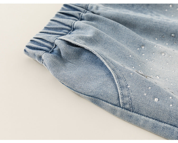 Sparkle Denim Shorts