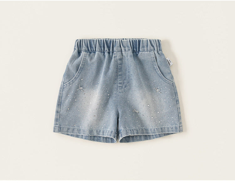 Sparkle Denim Shorts