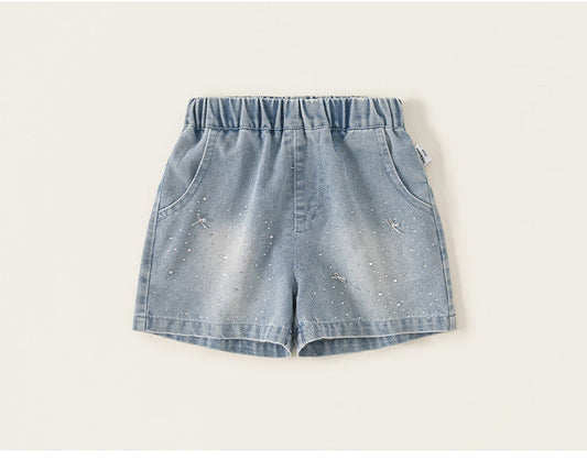 Sparkle Denim Shorts