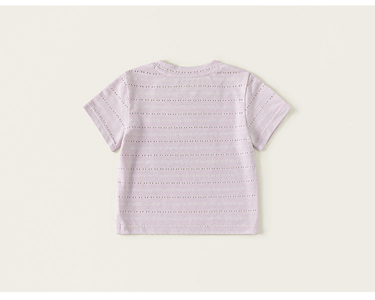 Blush Bow Pointelle Tee