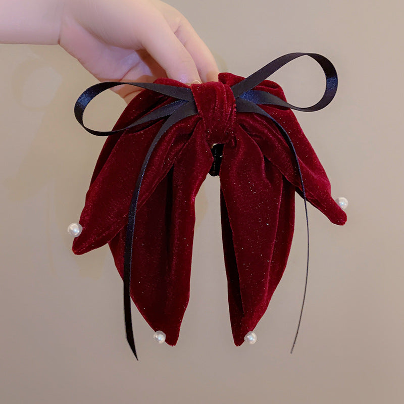 Holiday hair claw clip