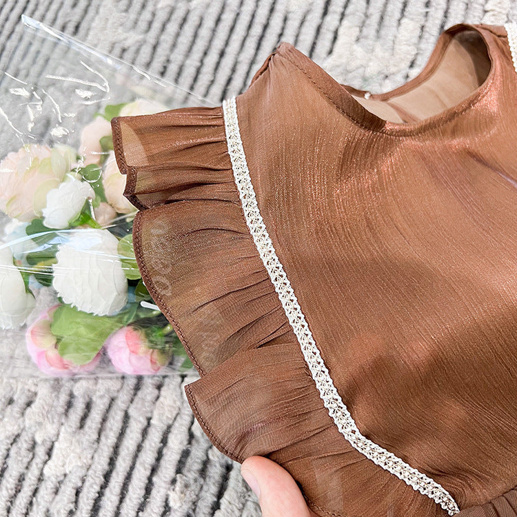 brown tutu dress Toffee Daisy Tutu Dress