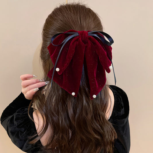 Holiday hair claw clip