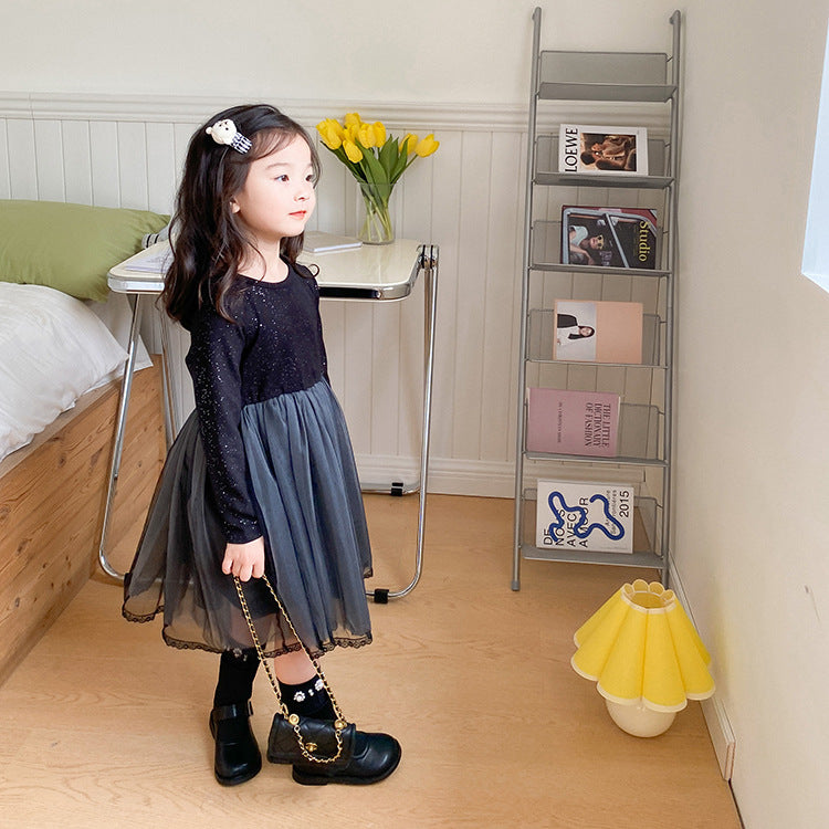 Fall Black Tutu Dress