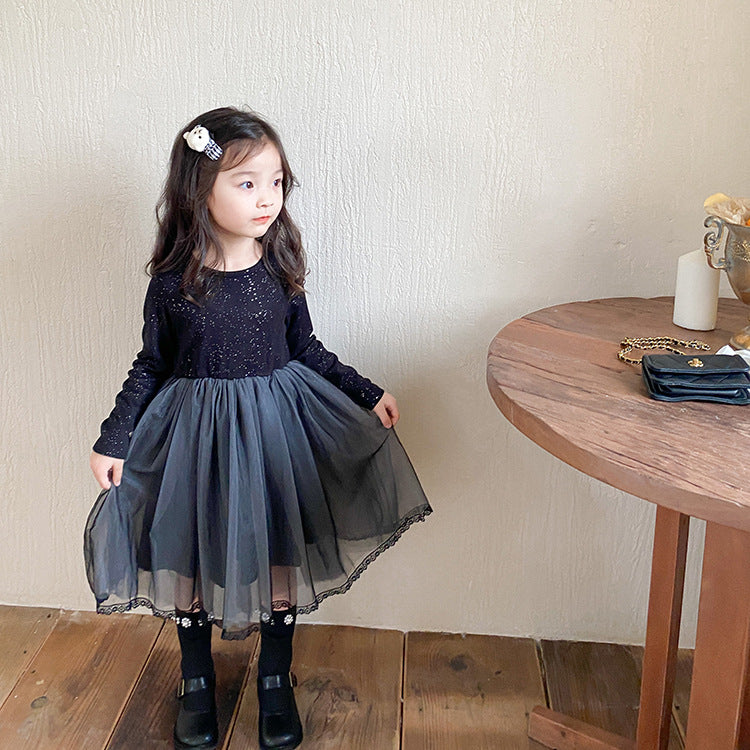 Fall Black Tutu Dress