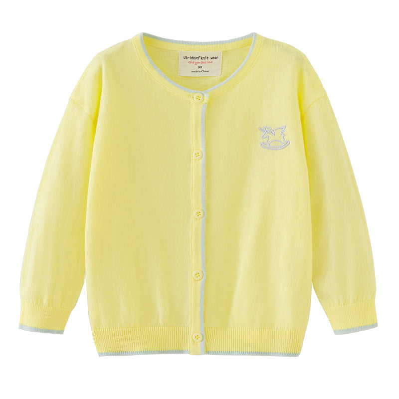 Sunny Days Knit Cardigan - Bright Yellow