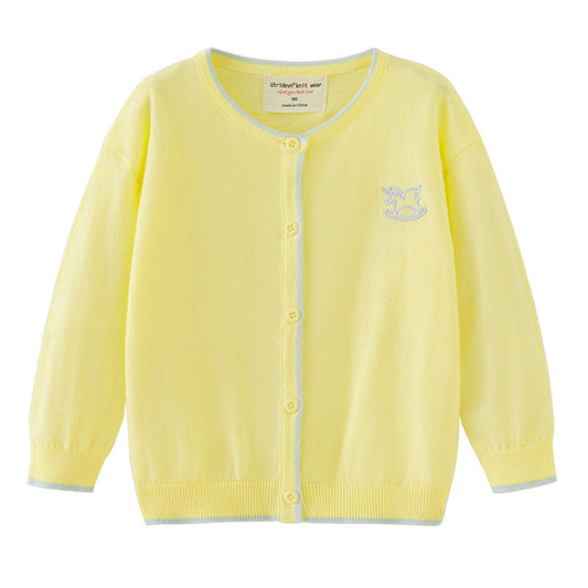 Sunny Days Knit Cardigan - Bright Yellow