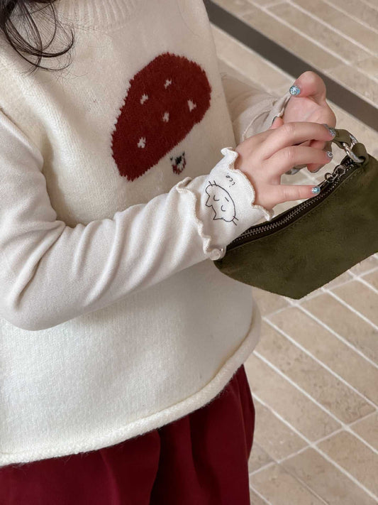 Little Mushroom Knit Vest