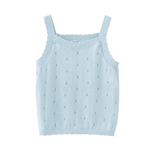 Knitted Bow Tank Tops (4 colors)