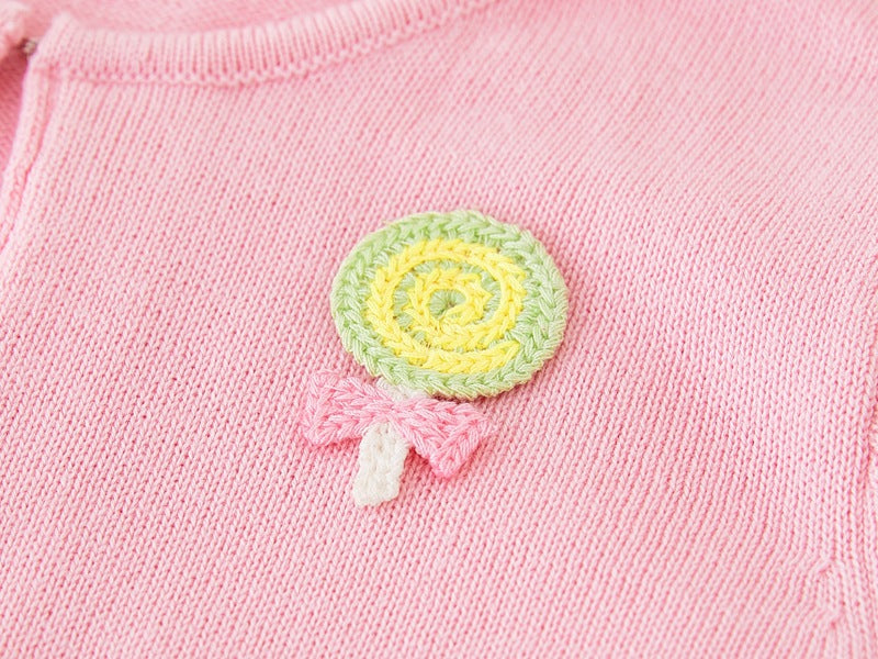 Sweet Treats Embroidered Knit Cardigan