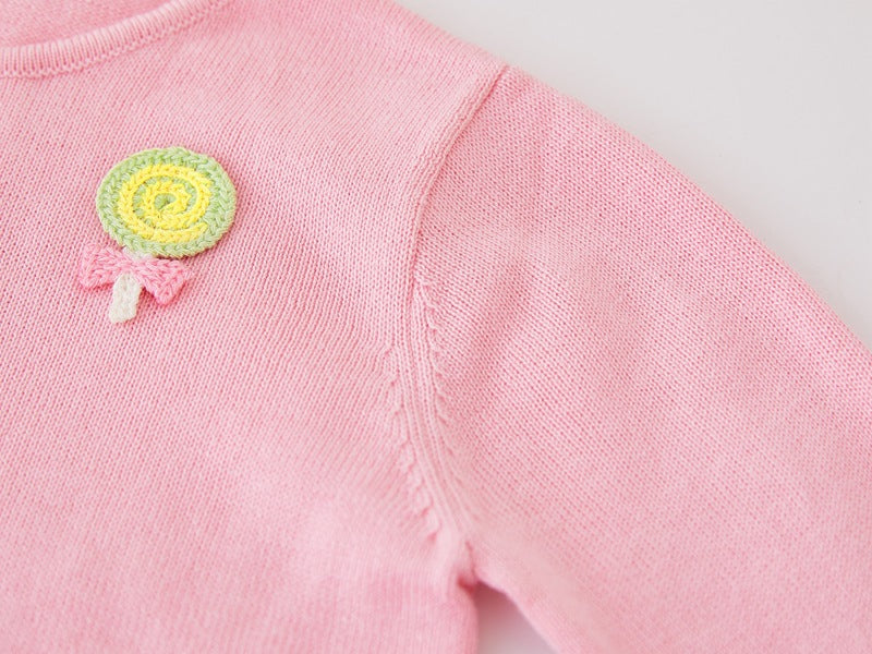 Sweet Treats Embroidered Knit Cardigan